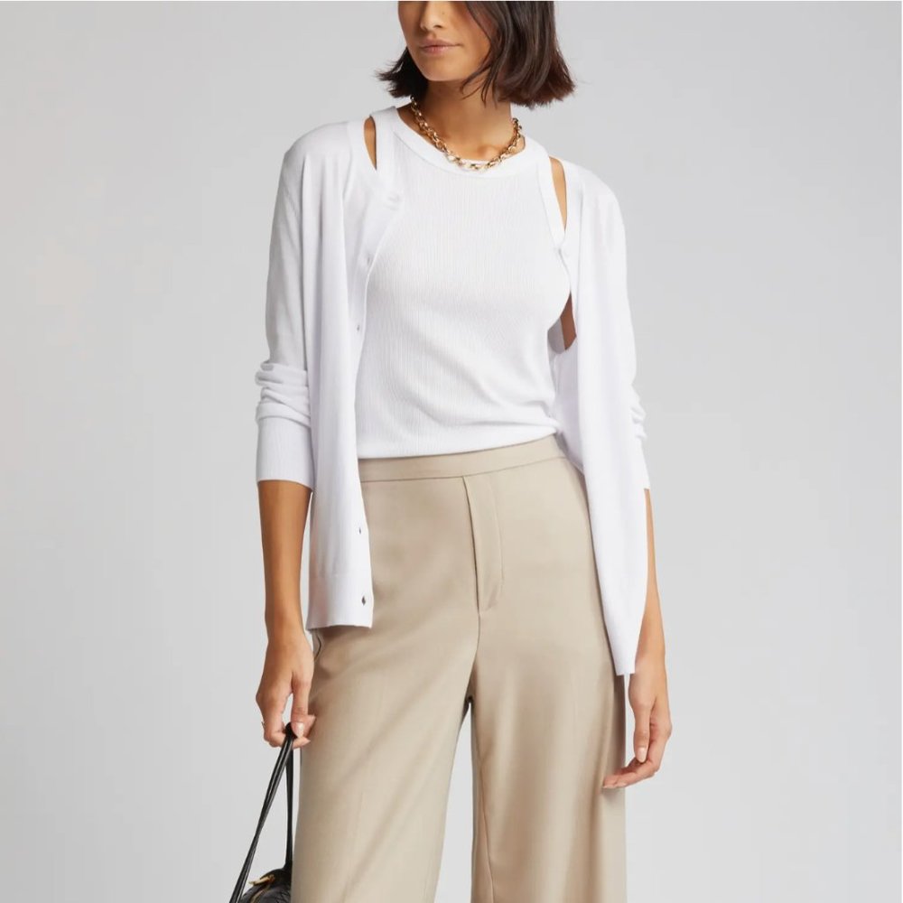 Nordstrom Halogen Quarter Sleeve Cardigan